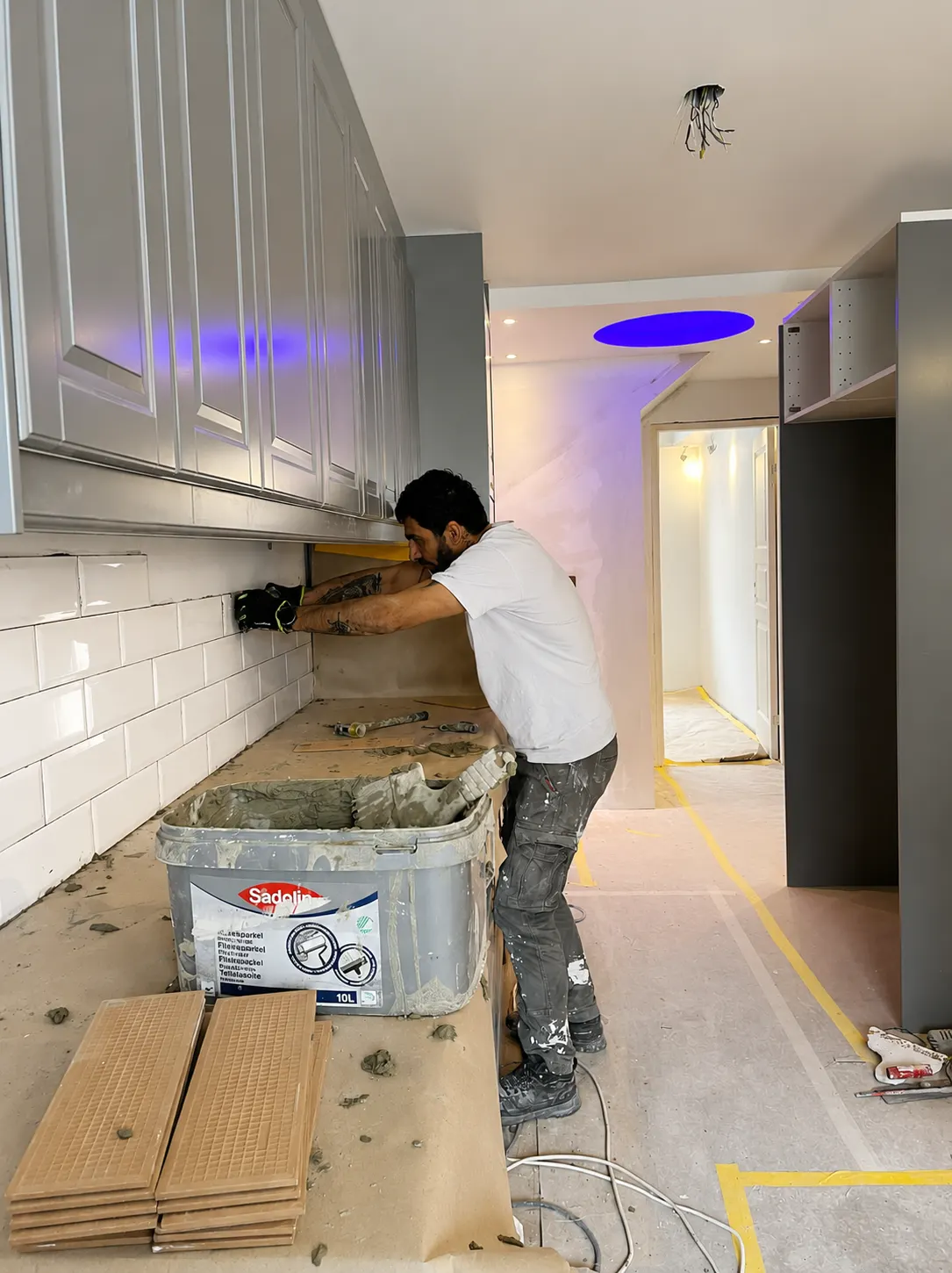 Köksrenovering pågående