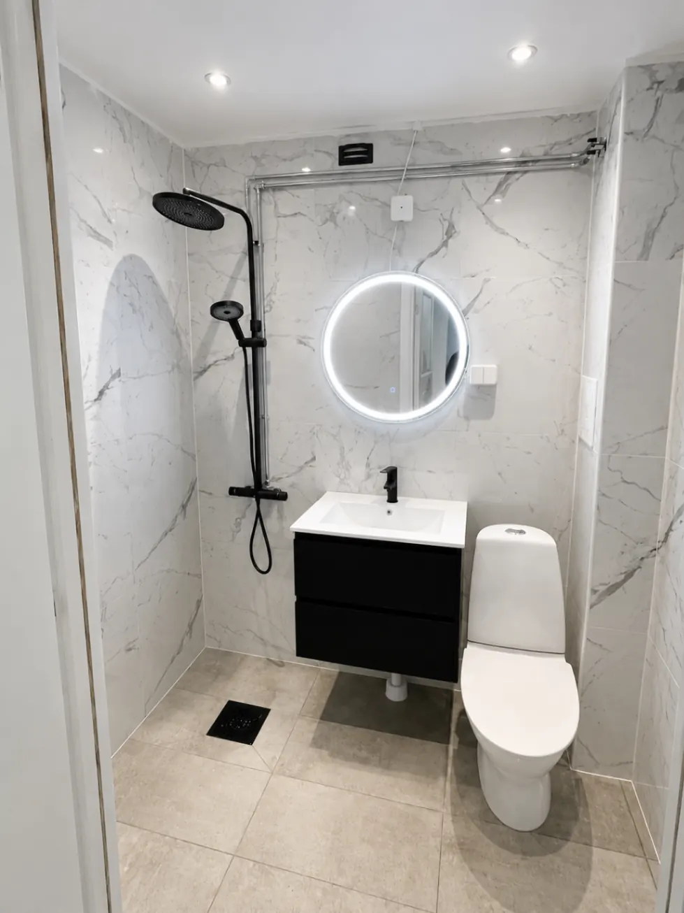Badrumsrenovering